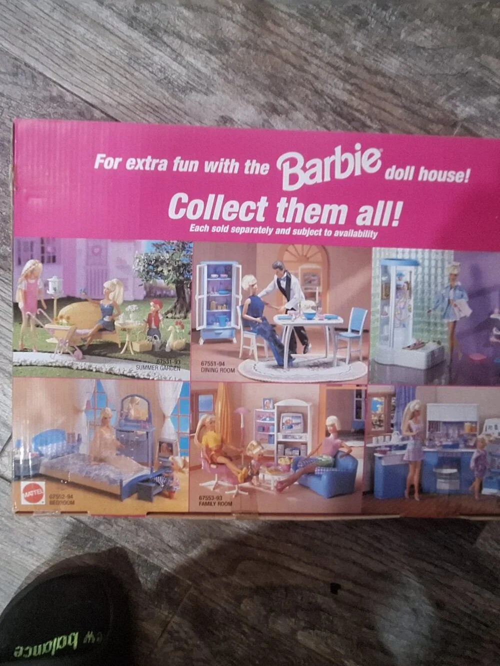 Vintage 1998 Mattel Barbie So Real So Now Dining Room Playset - Unopened